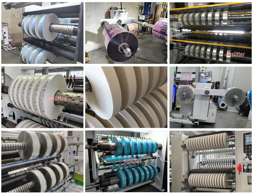 High Speed Laminated Paper BOPP, Pet, CPP, PVC, PE, Film Slitter Slitting Rewinding Machine for Craft /Thermal Paper, Sticker Paper, Adhesive Label Paper Stock