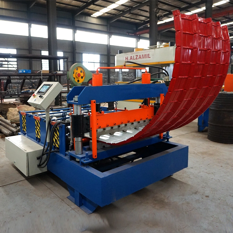 Hydraulic Curving Roll Forming Machine Tile Making Machinery