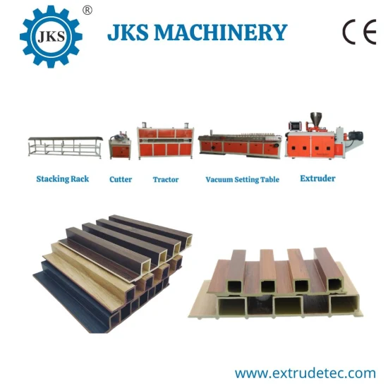 WPC PP PE PVC Wood Plastic Profile / Decking/Door Frame/ Wall Panel/Floor Fence Post Window Extruding Extruder / Extrusion Making Machine Factory Price