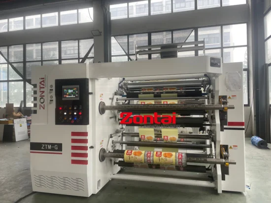 BOPP, POF, PVC Film, Wrap Around Label Film Slitting Rewinding Machine with Inspecting Online